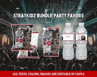 Set di gadget per feste a tema Stray Kids