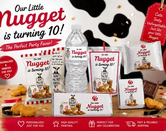 Il set definitivo di bomboniere per la festa di compleanno a tema Nuggets.