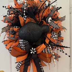 Halloween Spider Wreath
