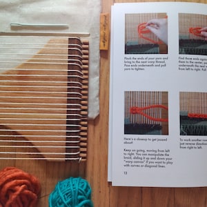 Beginner Tapestry Weaving Workbook DIY Crafters Learn to Weave Booklet Tapestry 101 Loom Instruction Tapestry Weaving Companion Book image 3