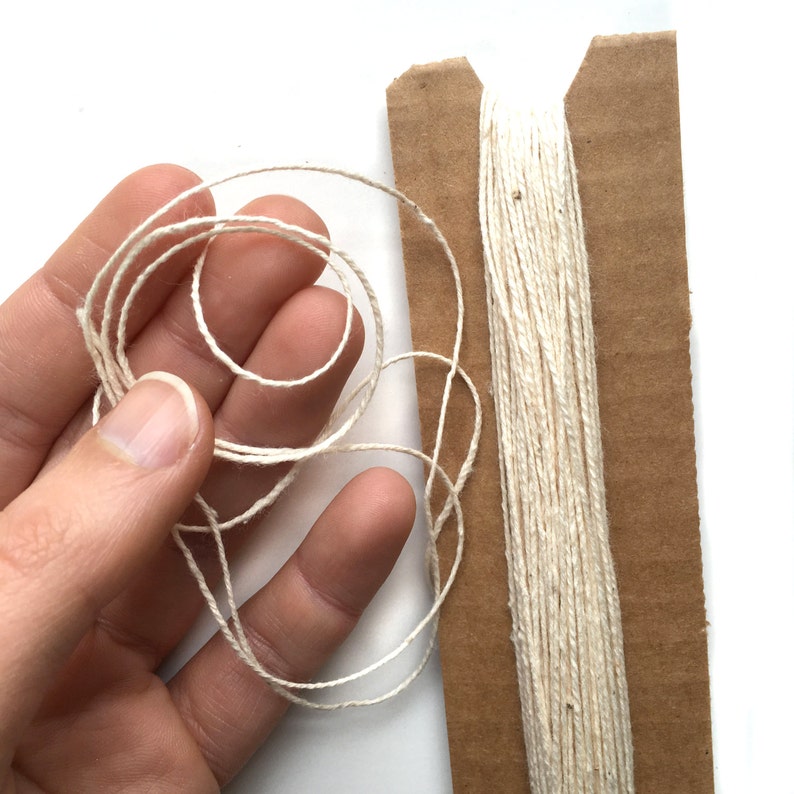 Warp for Tapestry Weaving Cotton Weaving Supplies 24 Yards Etsy