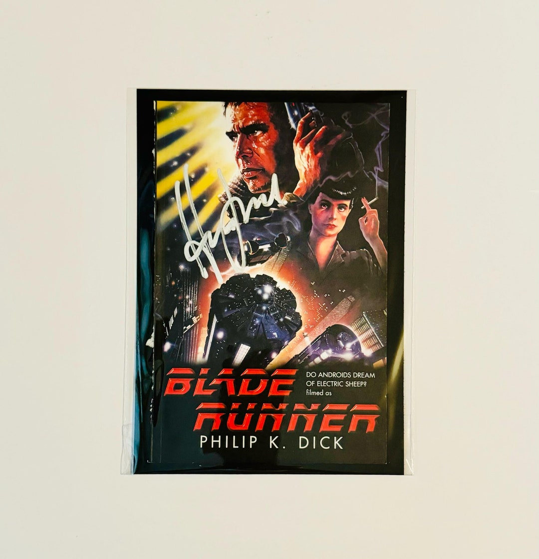 Blade Runner Harrison Ford Book Cover Autographed - Etsy