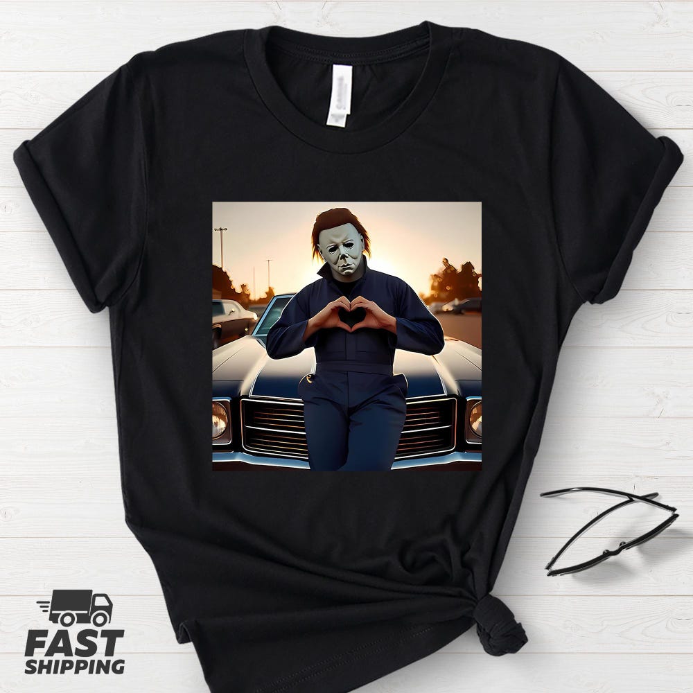 Michael Myers Shirt, Michael Myers Halloween Shirt, Middle Finger Horror Movie Shirt, Horror Movie Killers Shirt, Horror Movie Shirt
