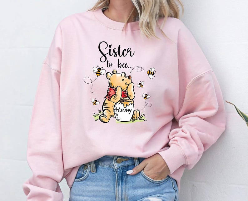 Winnie The Pooh Mommy to Bee Shirt, New Mom Shirt, Disney Mommy Daddy Shirt, Disney Pregnancy Sweatshirt, Pooh Bear Daddy to Bee Tee image 6