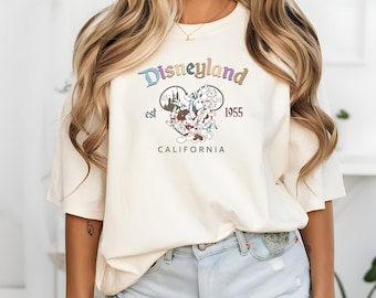 Disneyland California Est 1955 Shirt, Disney Est Shirt, Disneyland California Shirt, Disney Vintage Shirt, Disney Mickey Shirt