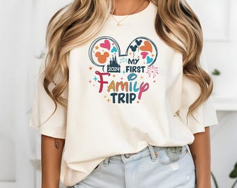 My first Family Trip Shirt, Disney Family Trip Shirt, Matching Disney Shirts, Disney vacation, Disney kids shirt, Disney family shirts