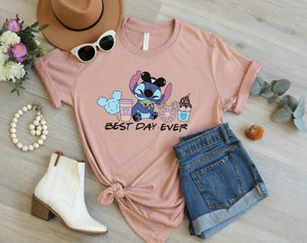 Stitch Best Day Ever Shirt, Best Day Ever Stitch Snacks Shirt, Disney Snacks Sweatshirt, Disney Stitch Snacks Tee, Disney Stitch Gifts
