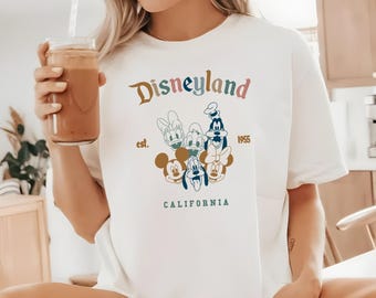 Disneyland California Shirt, Mickey Mouse Shirt, Disneyland Est. 1955 Shirt, Disneyworld Shirt, Disney Shirt, Mickey And Friends Shirt