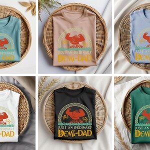 Just An Ordinary Demi Dad Shirt, Disney Maui Shirt, Disney Moana shirt, Demigod Shirt, Father's Day Gift, Demi Dad Tee, Dad Shirt Bild 4