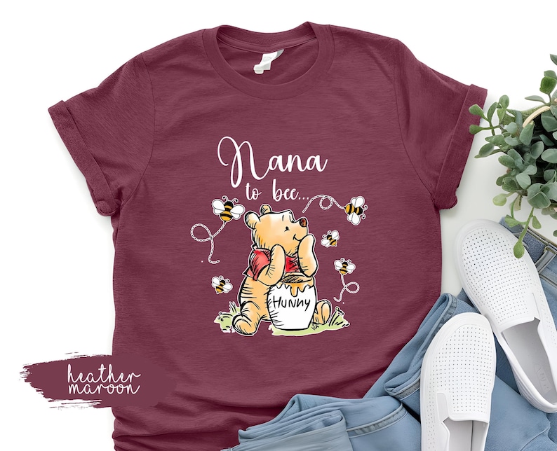 Winnie The Pooh Mommy to Bee Shirt, New Mom Shirt, Disney Mommy Daddy Shirt, Disney Pregnancy Sweatshirt, Pooh Bear Daddy to Bee Tee image 3