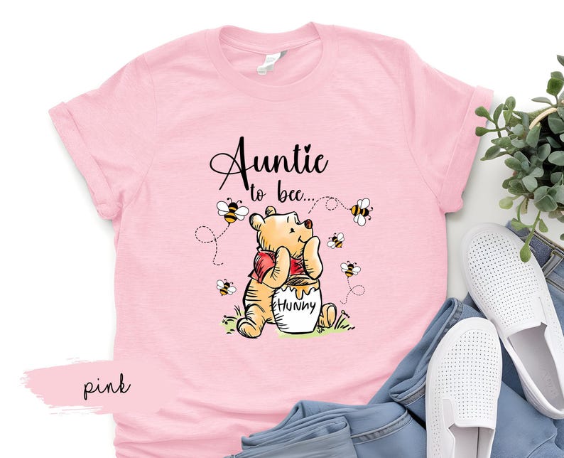 Winnie The Pooh Mommy to Bee Shirt, New Mom Shirt, Disney Mommy Daddy Shirt, Disney Pregnancy Sweatshirt, Pooh Bear Daddy to Bee Tee image 2