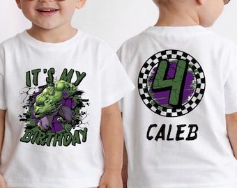Personalized Superhero Shirt,  Birthday Shirt, Disney Birthday Boy Shirt, Superhero Birthday Shirt, Toddler Birthday Shirt
