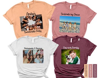 Custom Photo Shirt, Personalized Shirt, Custom Printing Tee, Make Your Own Shirt, Custom text shirt, Photo Shirt, Customized Photo T-Shirt