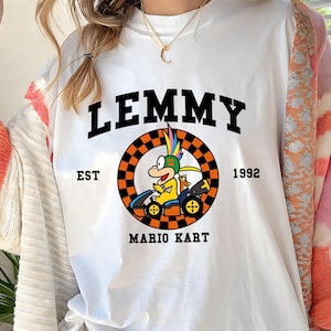 Mario Kart Shirt, Mario Kart Characters Shirt, Mario Character Shirt, Mario Family Shirt, Super Mario Gaming Shirt, Mario Shirt image 4