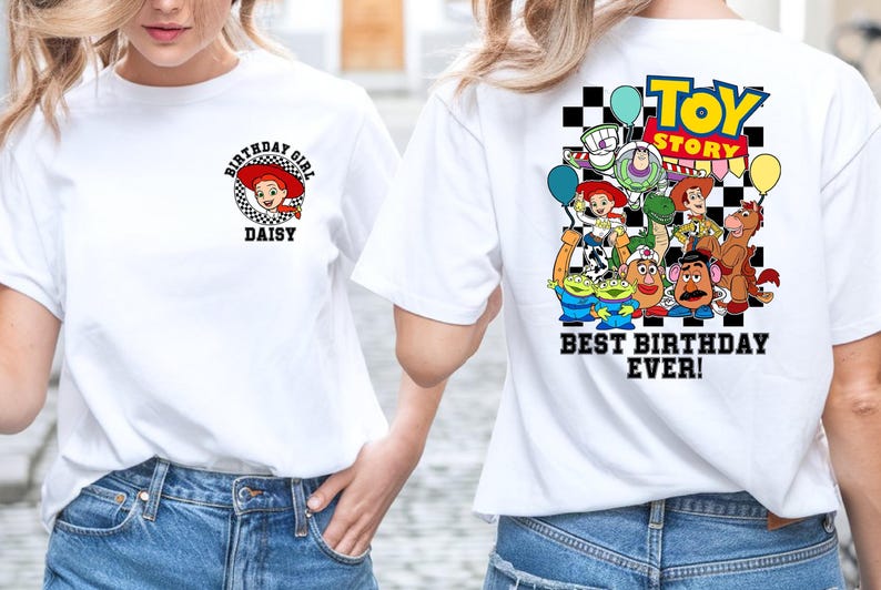 Custom Toy Story Birthday Shirt, Personalized Disney Birthday Tee , Best Toy Story Birthday Shirt, Custom Disney Birthday Tee image 1