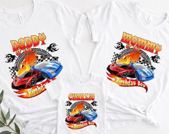 Custom Racing Birthday Shirt, Custom Car Racing Birthday Shirt, Boy Racing Shirt,, Family Birthday Shirt, Racing Car Shirt, Toddler Birthday
