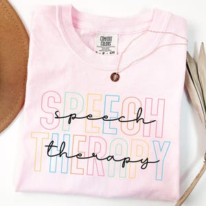 Comfort Colors® Speech Therapy Shirt, Communication Shirt, Speech Therapist Shirt, Therapy Shirt, Gift For Therapist