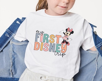 My First Disney Trip Shirt, Disneyworld Trip Sweatshirt, First Disneyland Trip Tee, Disney Family Trip Shirt, Mickey Minnie Disney Tee
