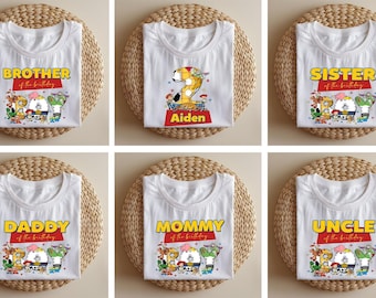 Toy Story Birthday Family Shirt, Custom Toy Story birthday Shirt, Toy Story Birthday Girl Shirt, Toy Story Birthday Boy Shirt, Woody Shirt
