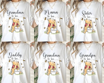 Winnie The Pooh Mommy to Bee Comfort Colors® Shirt, Comfort Colors Pooh Shirt, Disney Pregnancy Sweatshirt, Mom Gift Shirt