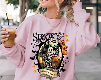 Mickey Skeleton Halloween Shirt, Retro Disney Halloween Shirt, Spooky Disney Shirt, Disney Trip Halloween Shirt, Halloween Shirts