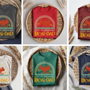 Just An Ordinary Demi Dad Shirt, Disney Maui Shirt, Disney Moana shirt, Demigod Shirt, Father's Day Gift, Demi Dad Tee, Dad Shirt Bild 3
