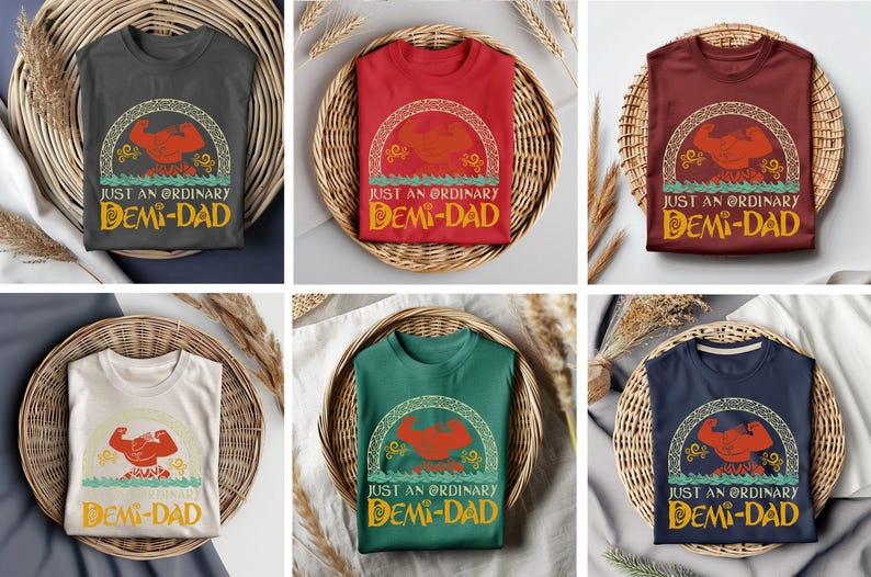 Just An Ordinary Demi Dad Shirt, Disney Maui Shirt, Disney Moana shirt, Demigod Shirt, Father's Day Gift, Demi Dad Tee, Dad Shirt Bild 3