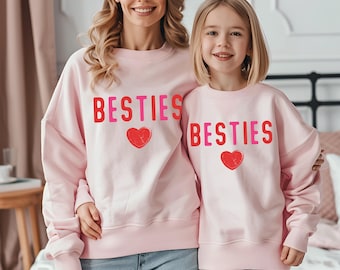 Besties Mom and Daughter Shirt, Mommy And Me Shirt, Family Matching Shirt, Besties Shirt, Mom Bestie Shirt, Gift For Mom Shirt