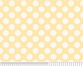 Riley Blake Fabric - Promenade c2645 Yellow Polka Dot