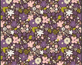 Art Gallery Fabric Coquette Vintage Rush Brown Fabric