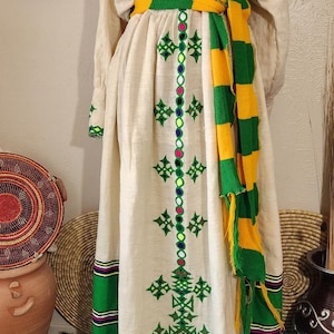 Ethiopian eritrean traditional  dress