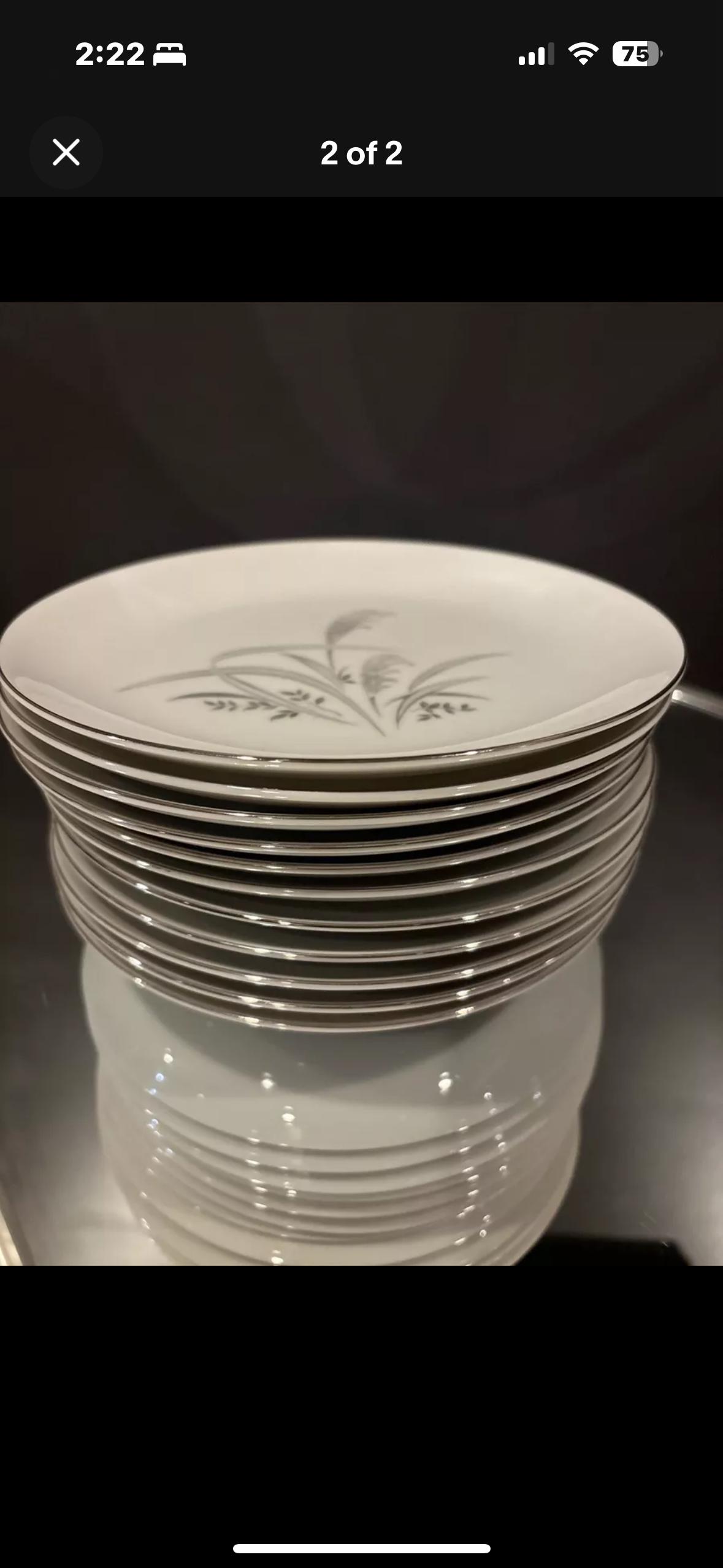 Wentworth China Silver Wheat 8