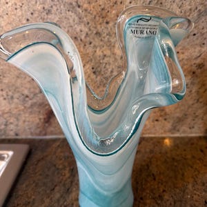 Murano swirl vase