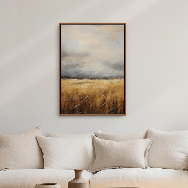 Trending Now | Antique Landscape Painting | Farmhouse Aesthetic Room Decor | Vintage Print | Printable Wall Art | Digital Download | Mid Century Modern & Vintage Abstract Digital Wall Art. Ampersnd, AmpersndStudio Instant Download