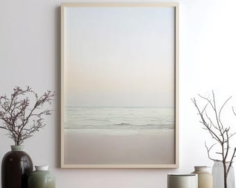 Coastal Ocean Painting Printable Wall Art, Trending Now Minimalist Gallery Digital Print