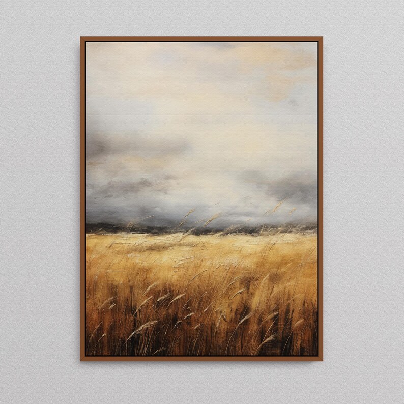 Trending Now | Antique Landscape Painting | Farmhouse Aesthetic Room Decor | Vintage Print | Printable Wall Art | Digital Download | Mid Century Modern & Vintage Abstract Digital Wall Art. Ampersnd, AmpersndStudio Instant Download