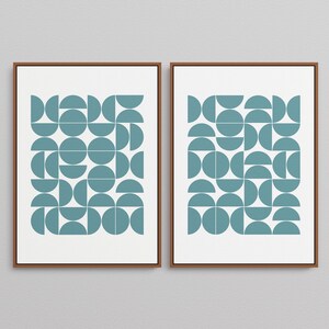 Bauhaus Print Geometric MCM Wall Art Set, Vintage Style Exhibition Poster Downloadable Prints for your Retro Aesthetic Room & Office Decor | Mid Century Modern & Vintage Abstract Digital Wall Art. Ampersnd, AmpersndStudio Instant Download