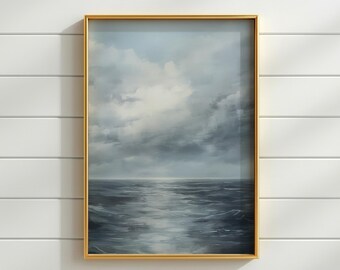 Coastal  Farmhouse Printable Wall Art, Trending Now Nautical Ocean Print for Beach House Decor