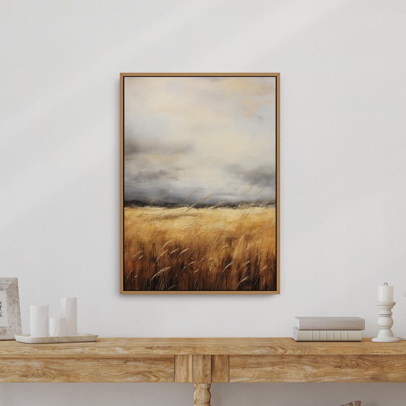 Trending Now | Antique Landscape Painting | Farmhouse Aesthetic Room Decor | Vintage Print | Printable Wall Art | Digital Download | Mid Century Modern & Vintage Abstract Digital Wall Art. Ampersnd, AmpersndStudio Instant Download