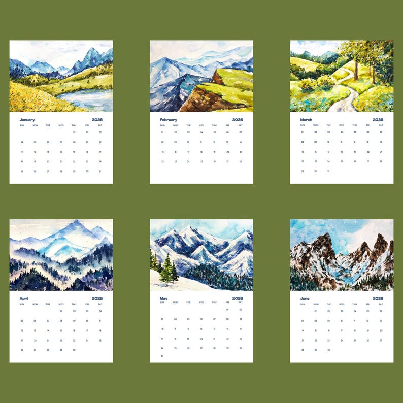 Colorado Native Calendar 2026 Colorado Scenic Wall Calendar, Majestic Mountains, Alpine Lakes ...
