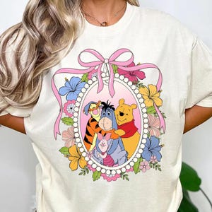 Winnie The Pooh Mirror Bow Baby Png, Pooh And Friends Png, Coquette Bow Pooh Png, Pooh Bear Png, Girls Trip Design Png