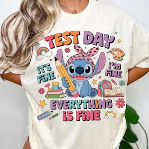 Journée du test png, Tout va bien, tout va bien png, Lio et Sticth png, Star Testing png, Test scolaire png, Appréciation de l'enseignant png