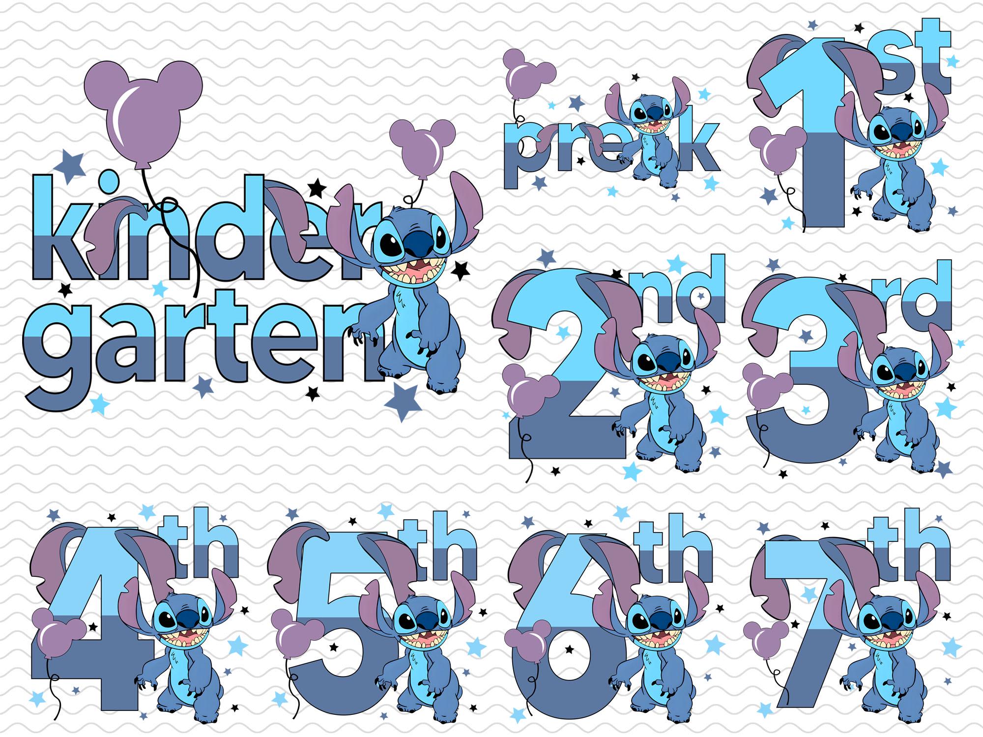 Stitch Class Bundle Png, Stitch Student Png, Back to School Teacher Png ...