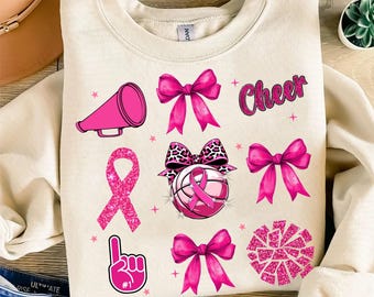 Cancer Awareness Coquette Bow Pink Png, Basketball Breast Cancer Png, Cancer Awareness PNG, In October We Wear Pink PNG, Digital File