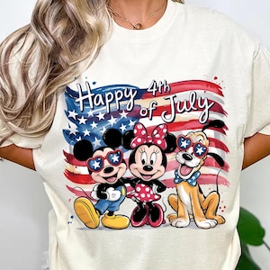 4th of July Cartoon Png, American Mouse and Friends Png, Coquette American Png, Memorial Day USA Png, American Flag Png, Patriotic Png