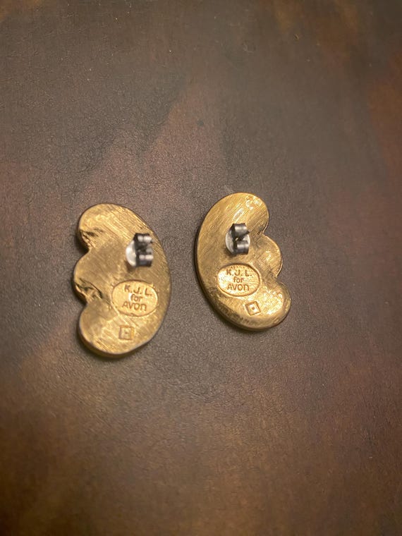 Vtg. Avon KJL Kenneth Jay Lane Earrings - image 2