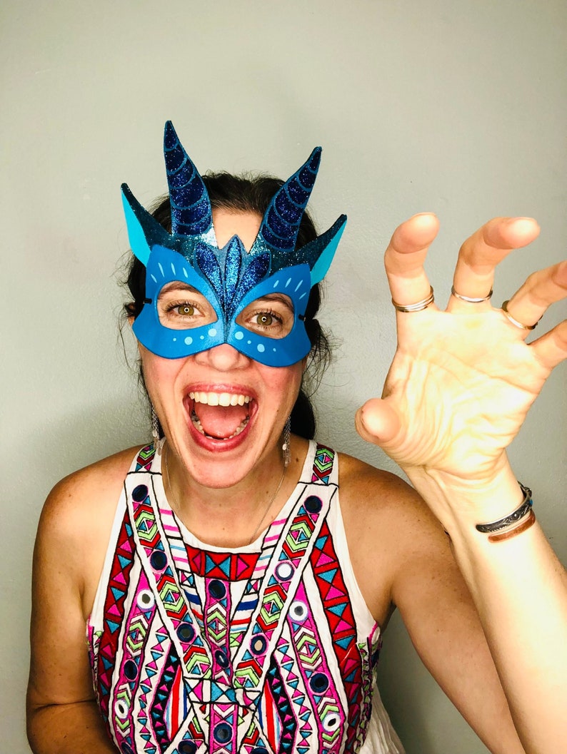 Dragon Mask Inspired by Wings of Fire Queen Coral Etsy