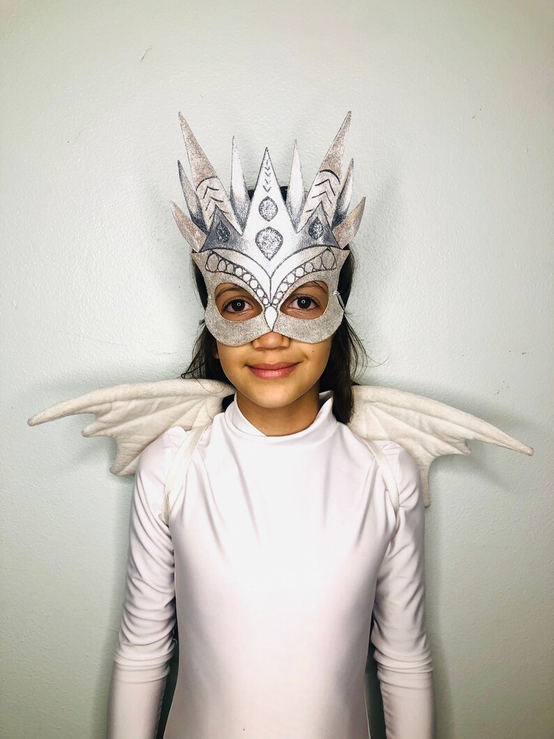 Dragon Mask Inspired by Wings of Fire Queen Glacier Etsy