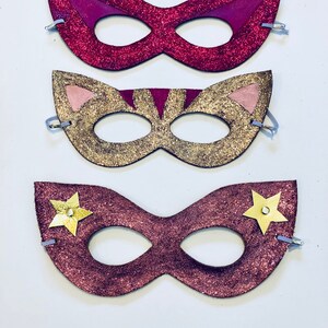 Tiger mask Gold Glitter Mask image 4