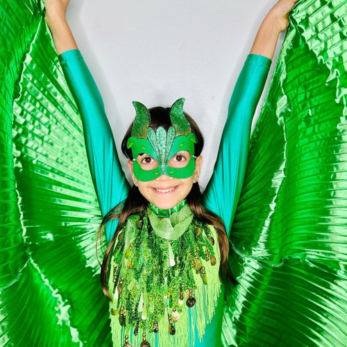 Green Dragon - Inspired by Auklet in Wings of Fire - Seawing - Halloween -  Purim - Dress up - Costume - Mardi Gras - Carnival - Etsy
